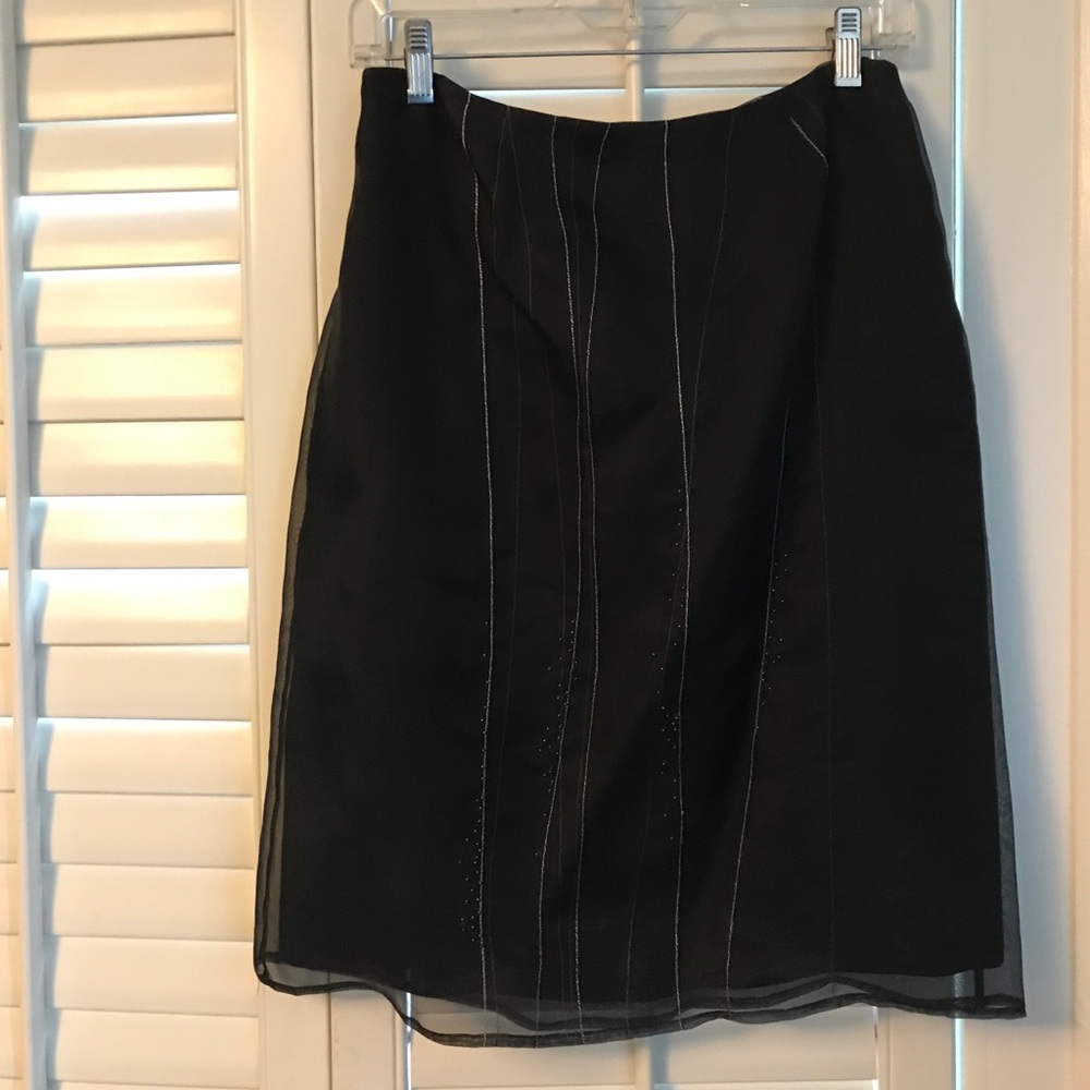 Max Studio Beaded Skirt